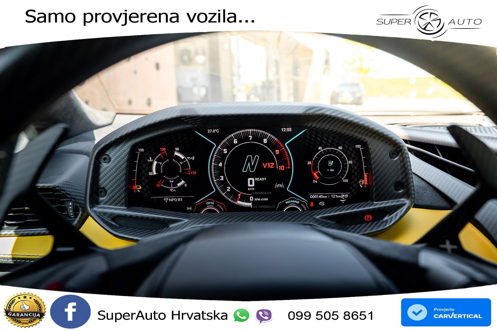 Lamborghini Revuelto 6.5 V12 (1015 KS) 4WD DCT