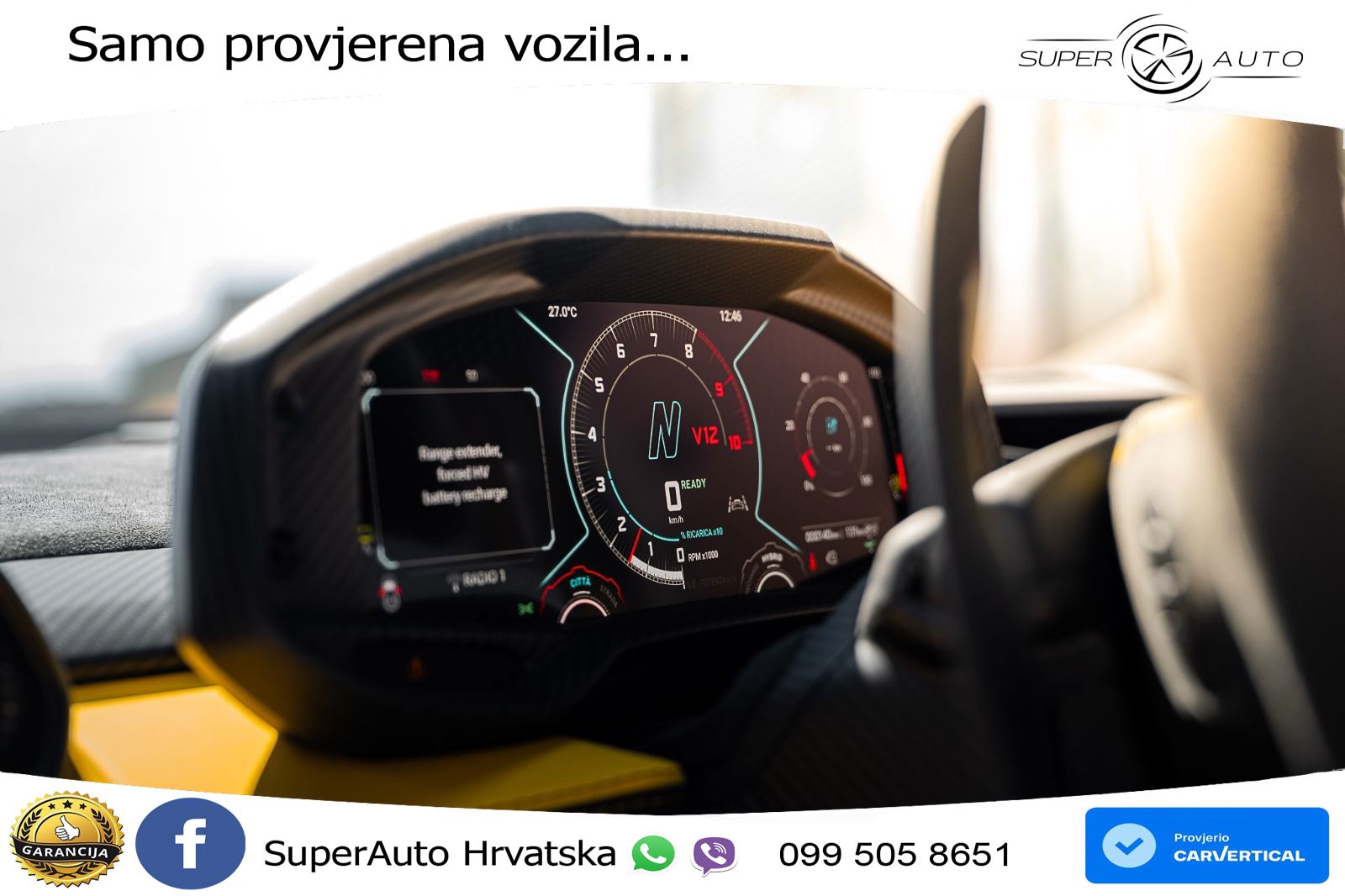 Lamborghini Revuelto 6.5 V12 (1015 KS) 4WD DCT