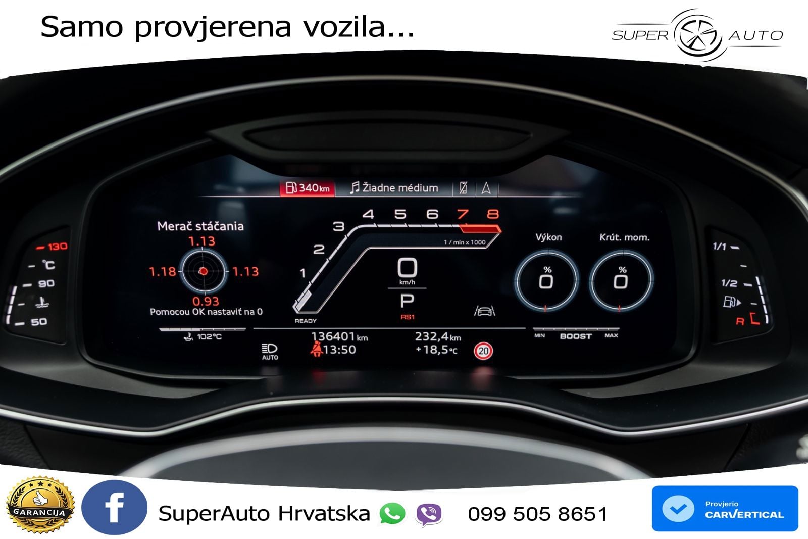 Audi RS6 Avant 4.0 TFSI V8 (600 KS) quattro Tiptronic