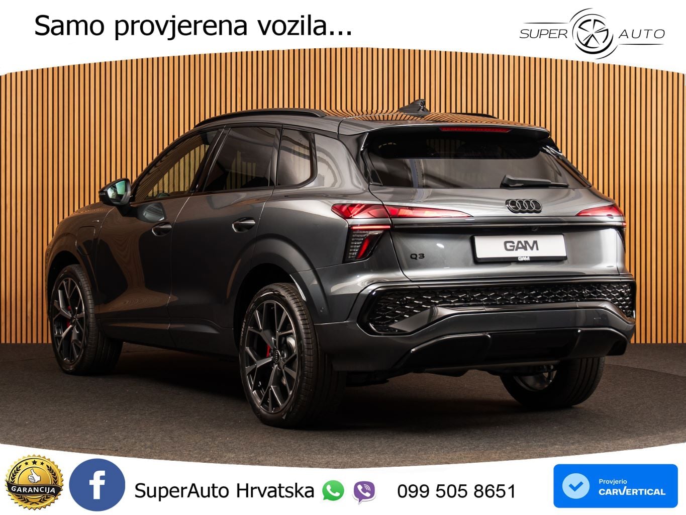 Audi Q3 1.5 TFSIe (272 KS) S tronic S line ACC+GR SJED+360+PANO