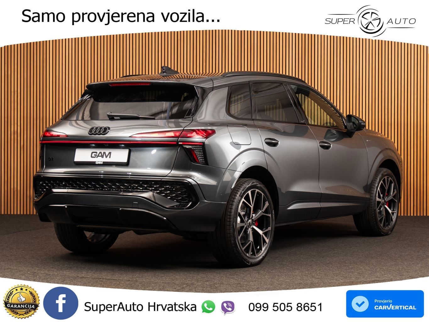 Audi Q3 1.5 TFSIe (272 KS) S tronic S line ACC+GR SJED+360+PANO