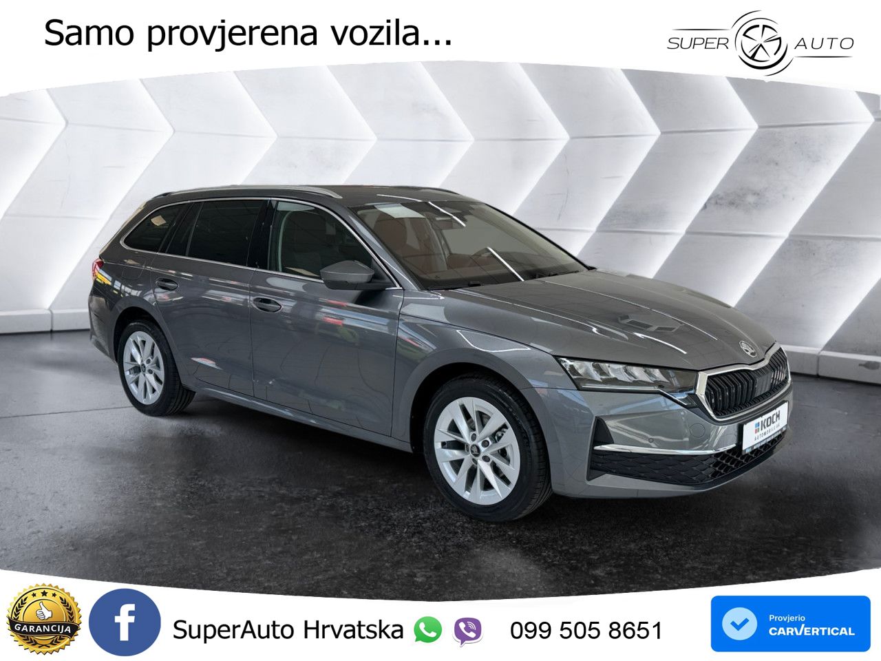Škoda Octavia Combi 2.0 TDI (150 KS) DSG LED+GR SJED+ACC