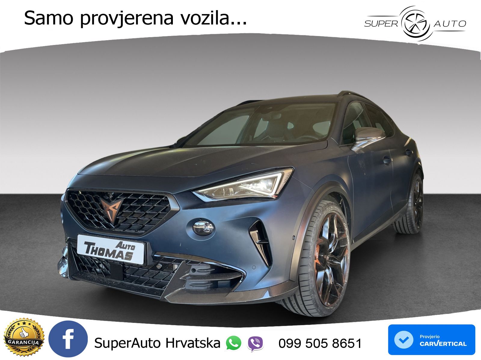 Cupra Formentor VZ5 2.5 TSI (390 KS) 4Drive DSG LED+GR SJED+ACC