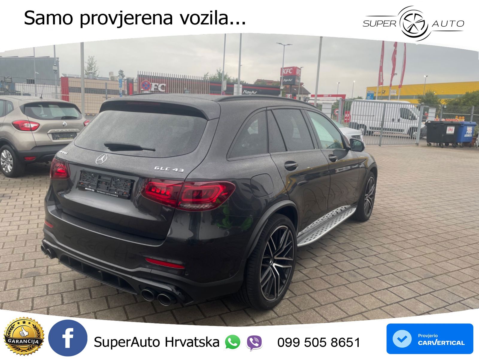 Mercedes AMG GLC 43 V6 (390 KS) 4MATIC TCT LED+GR SJED+ACC