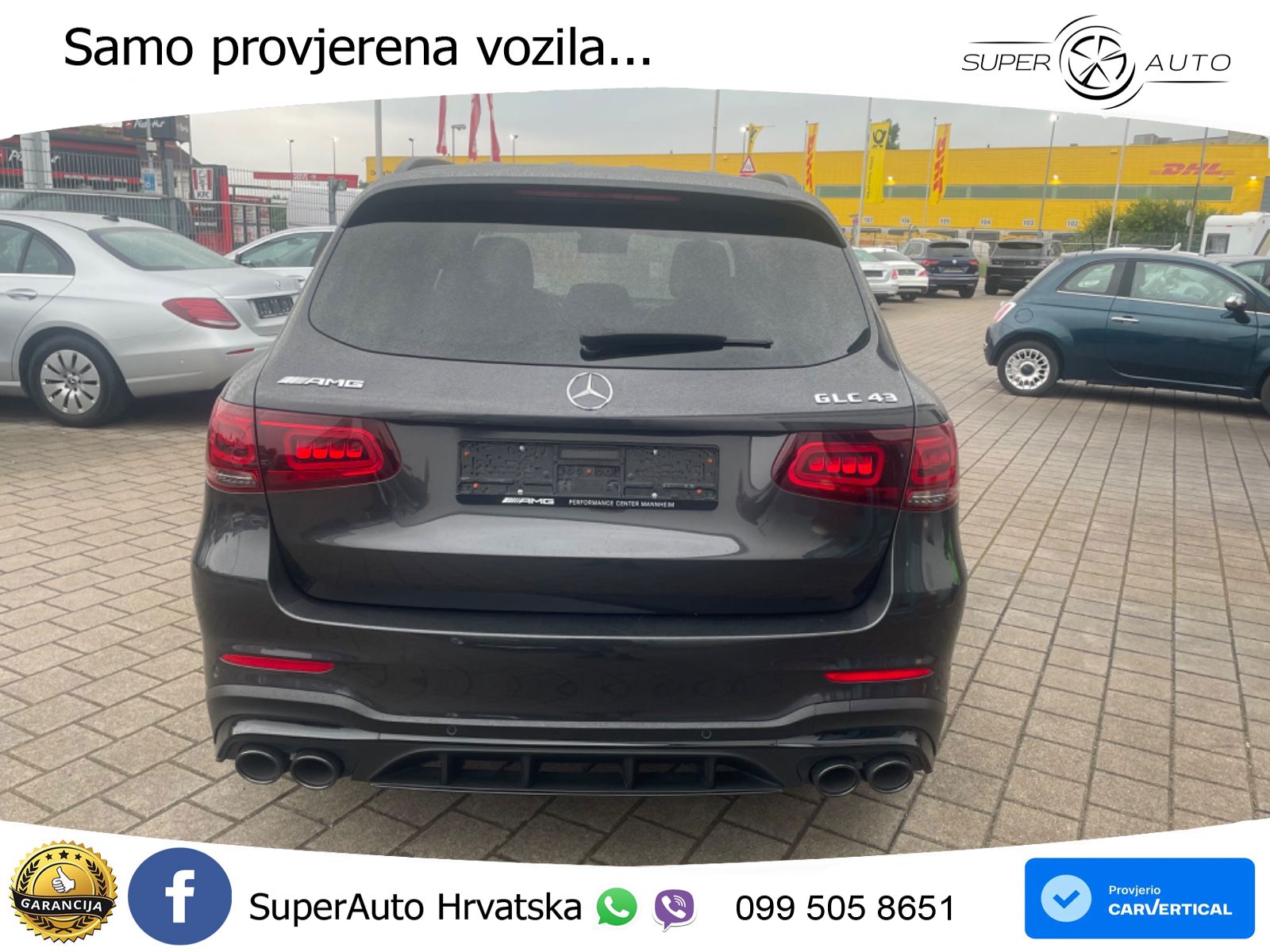 Mercedes AMG GLC 43 V6 (390 KS) 4MATIC TCT LED+GR SJED+ACC