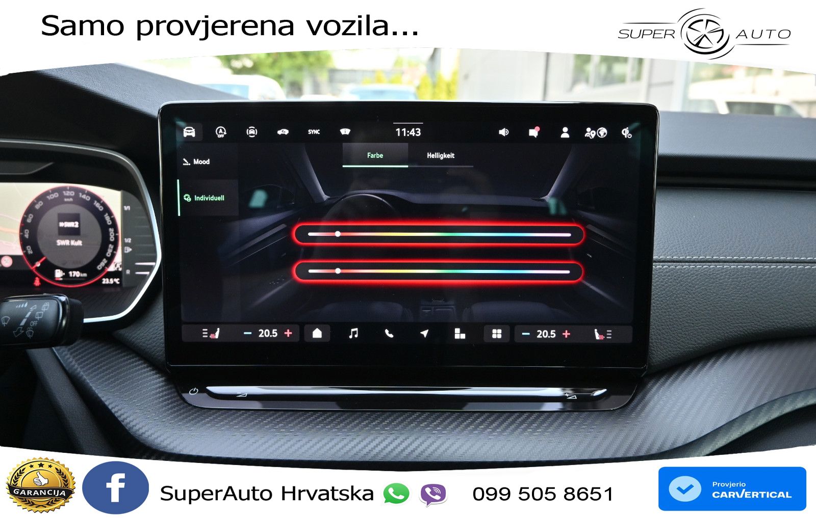 Škoda Octavia Combi 2.0 TDI (150 KS) DSG SportLine LED+GR SJED+ACC