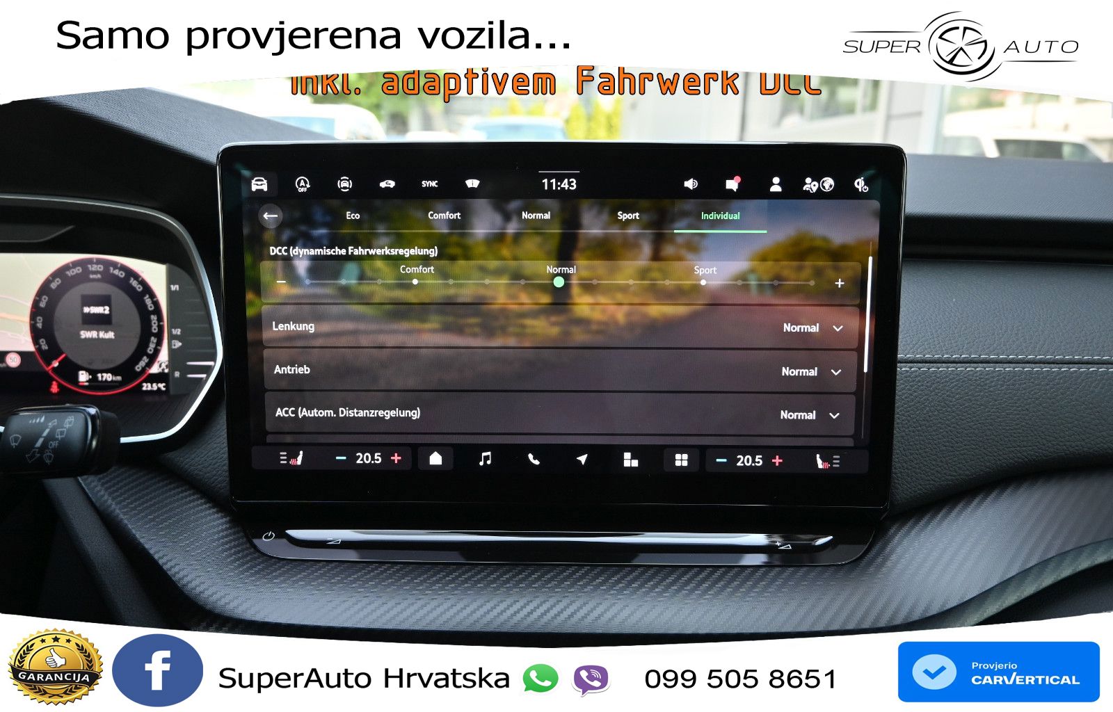 Škoda Octavia Combi 2.0 TDI (150 KS) DSG SportLine LED+GR SJED+ACC