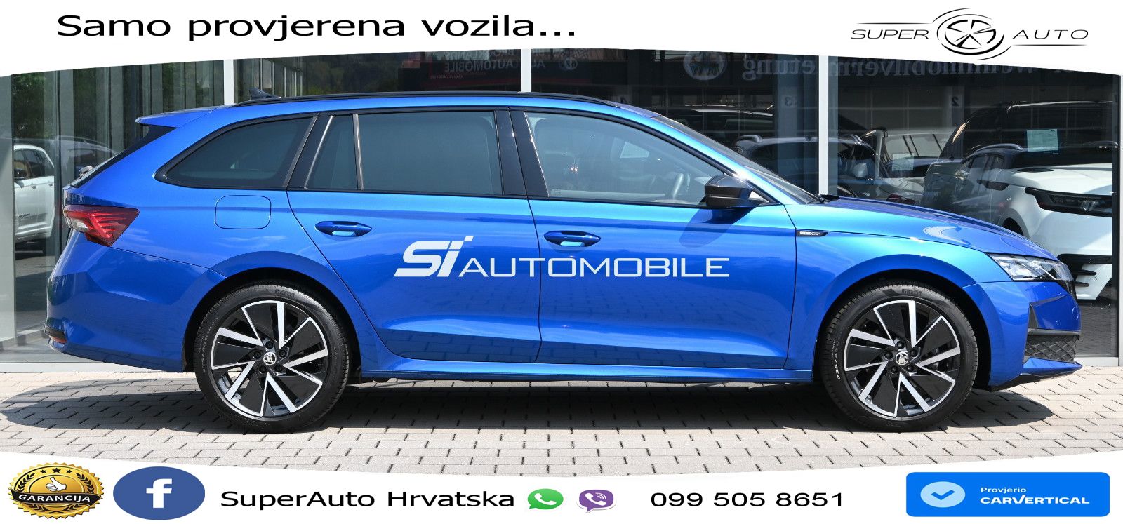 Škoda Octavia Combi 2.0 TDI (150 KS) DSG SportLine LED+GR SJED+ACC