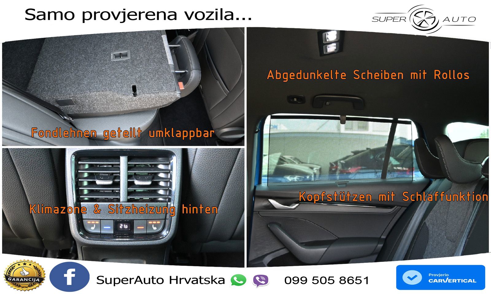 Škoda Octavia Combi 2.0 TDI (150 KS) DSG SportLine LED+GR SJED+ACC