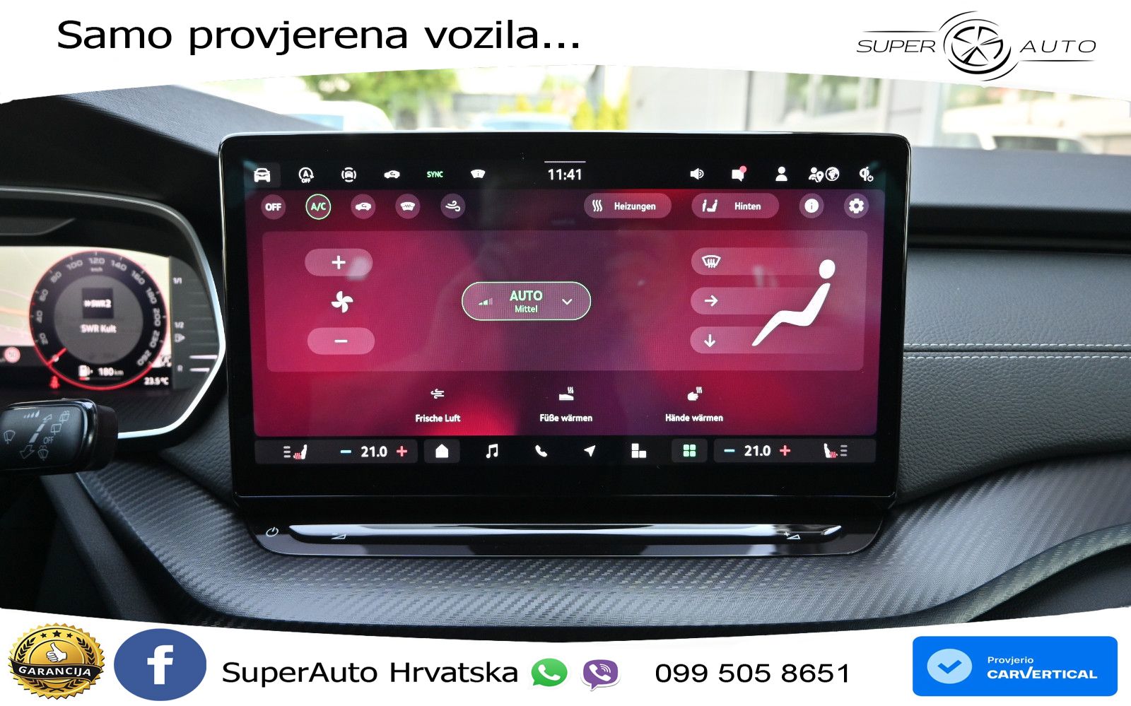 Škoda Octavia Combi 2.0 TDI (150 KS) DSG SportLine LED+GR SJED+ACC