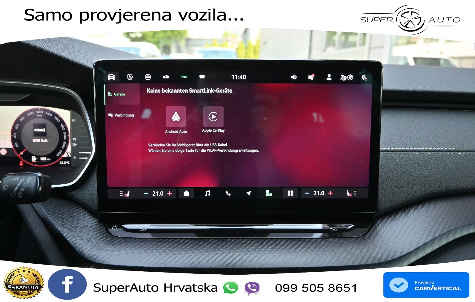 Škoda Octavia Combi 2.0 TDI (150 KS) DSG SportLine LED+GR SJED+ACC