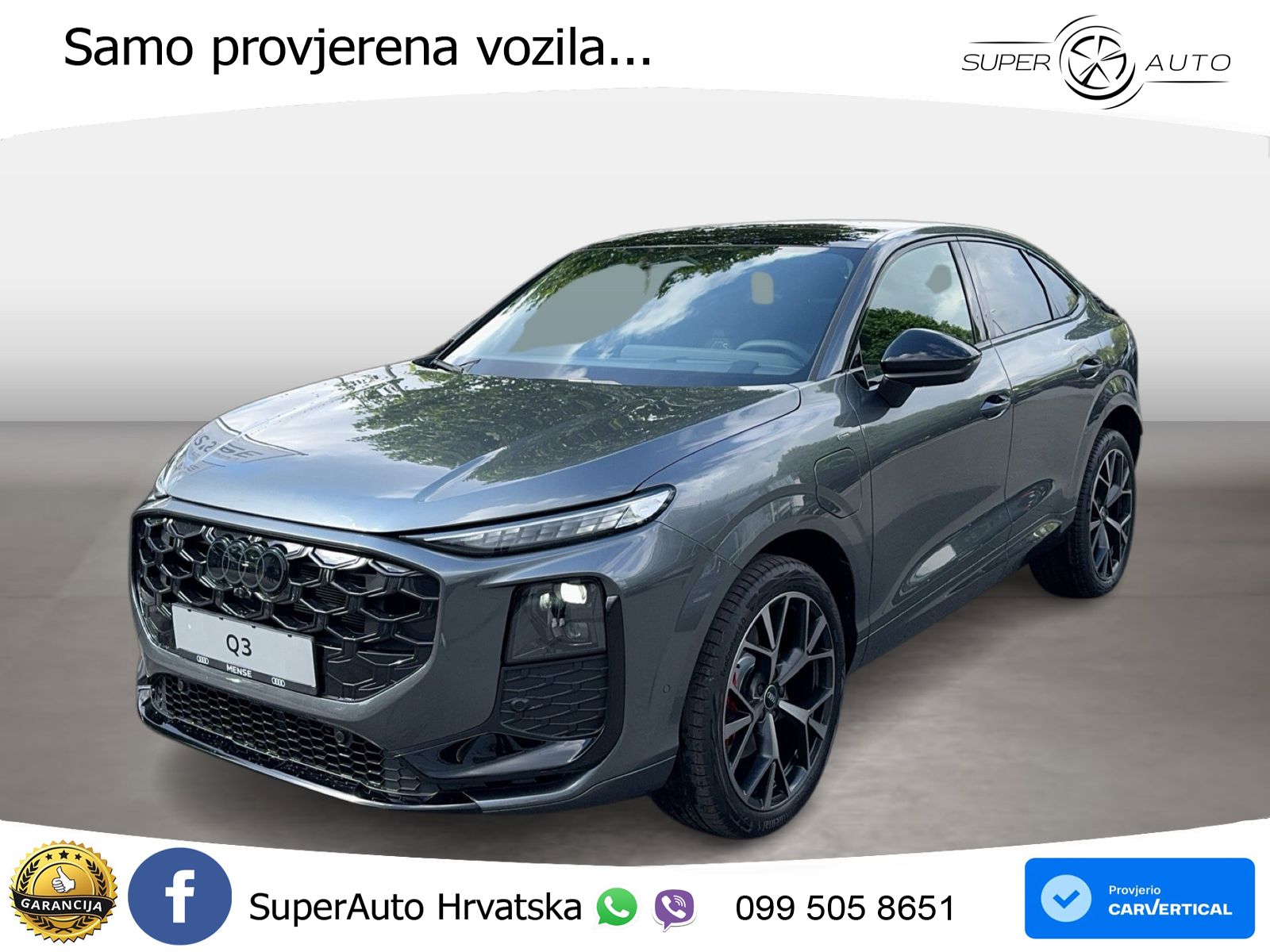 Audi Q3 Sportback 1.5 TFSIe (272 KS) S tronic LED+ACC