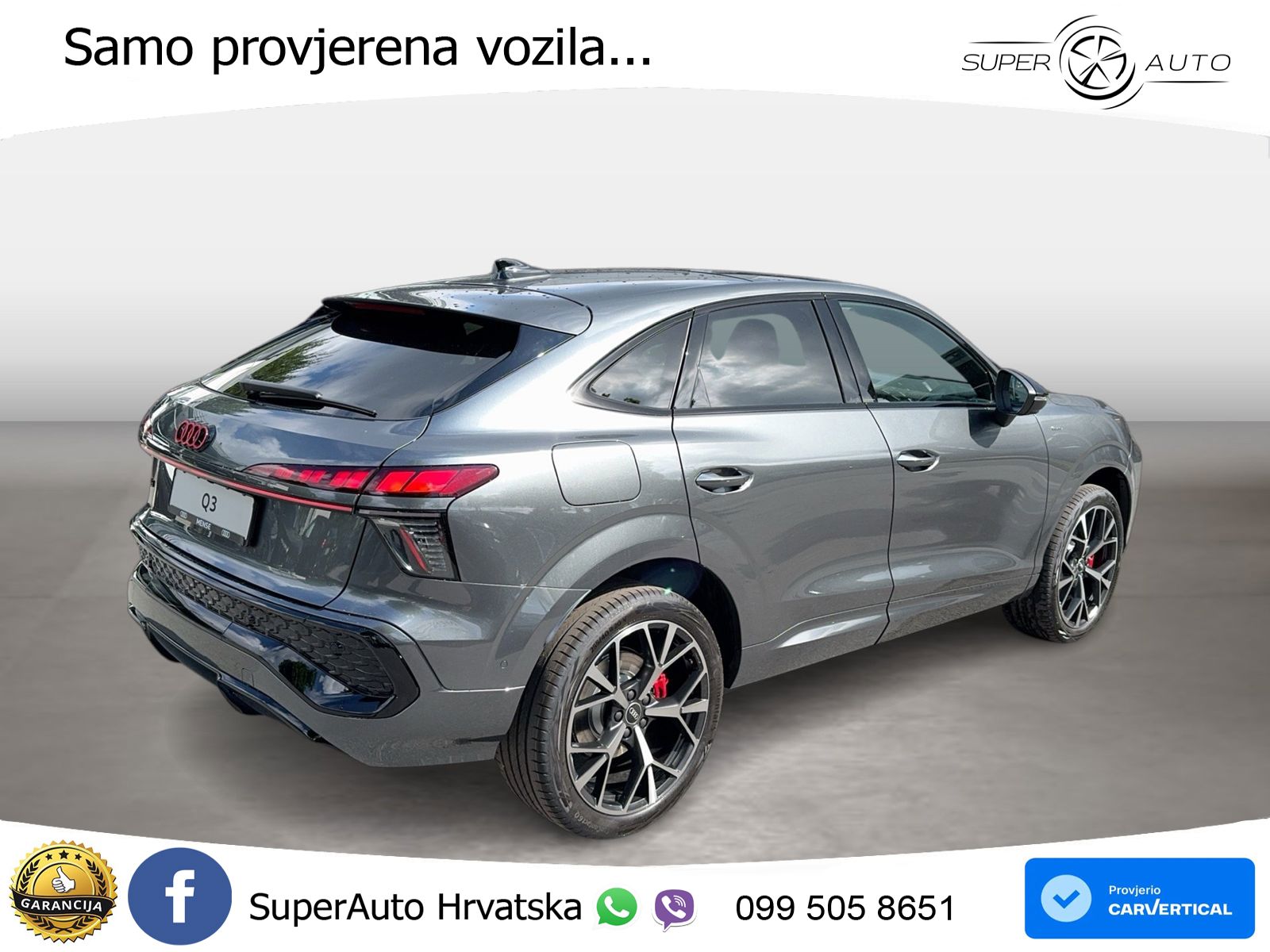 Audi Q3 Sportback 1.5 TFSIe (272 KS) S tronic LED+ACC