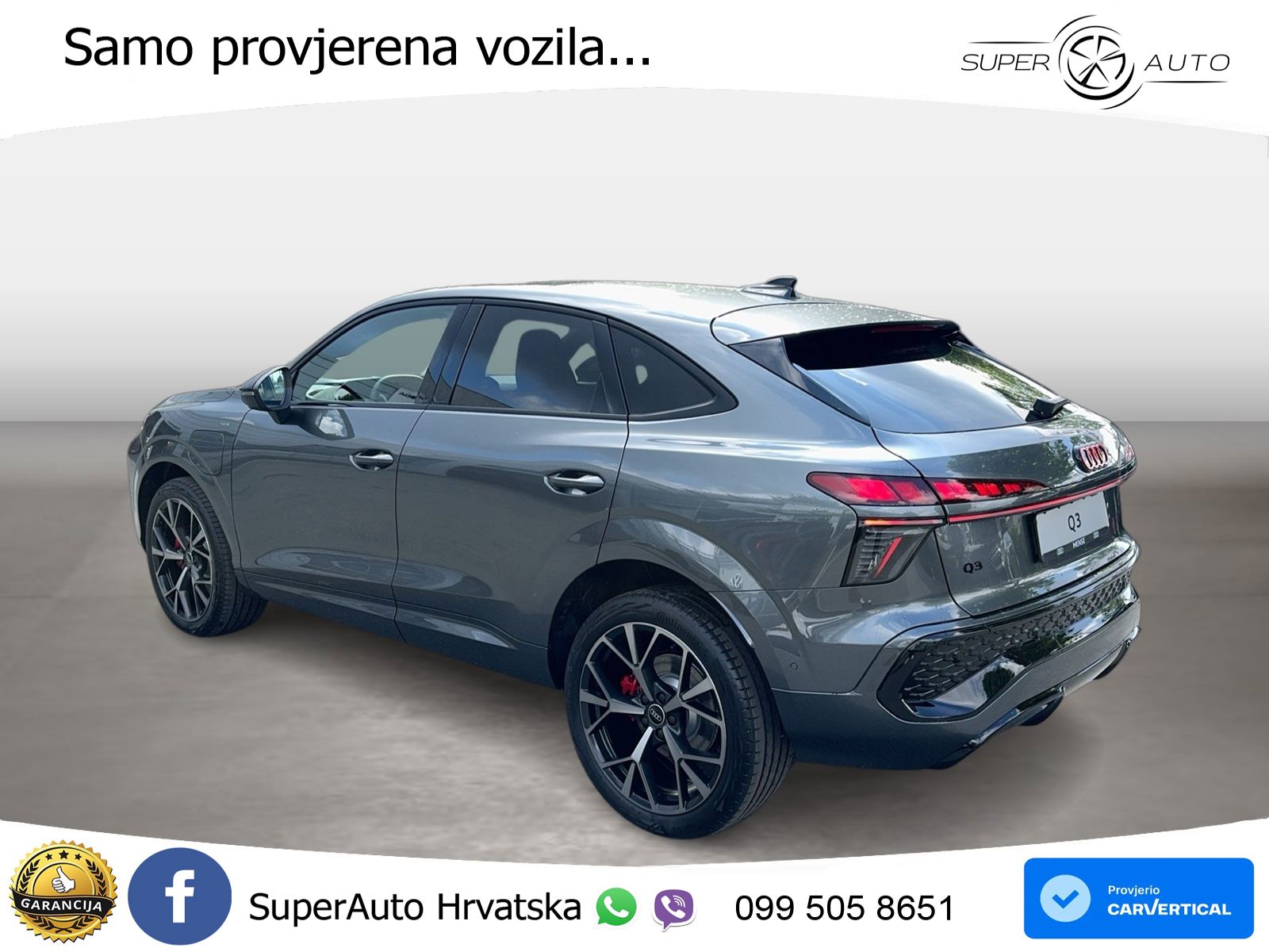 Audi Q3 Sportback 1.5 TFSIe (272 KS) S tronic LED+ACC