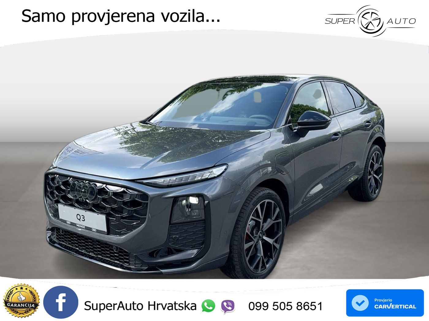 Audi Q3 Sportback 1.5 TFSIe (272 KS) S tronic LED+ACC