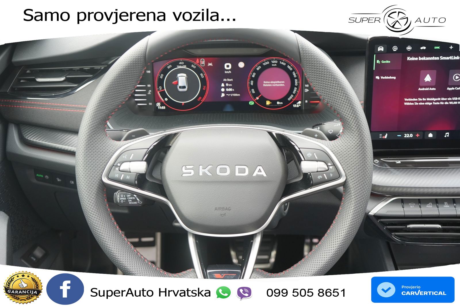 Škoda Octavia Combi RS 2.0 TSI (265 KS) DSG LED+GR SJED+ACC