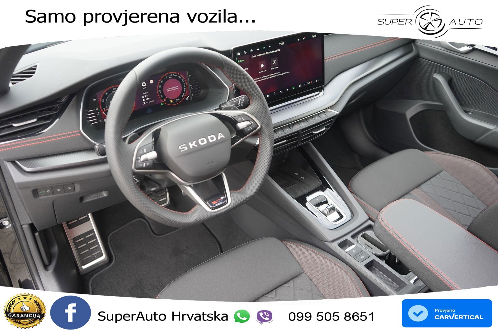 Škoda Octavia Combi RS 2.0 TSI (265 KS) DSG LED+GR SJED+ACC