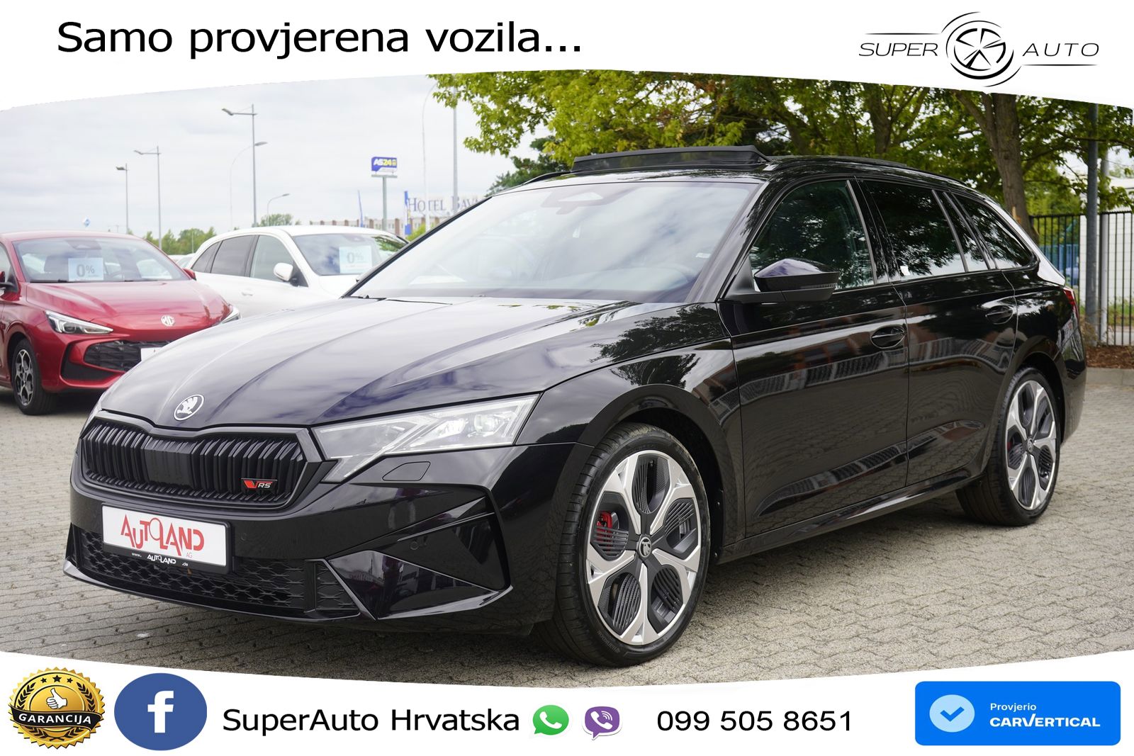 Škoda Octavia Combi RS 2.0 TSI (265 KS) DSG LED+GR SJED+ACC