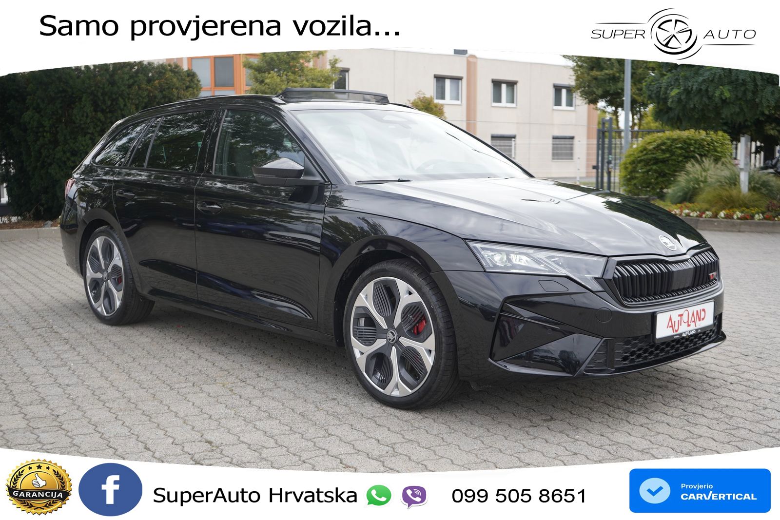 Škoda Octavia Combi RS 2.0 TSI (265 KS) DSG LED+GR SJED+ACC