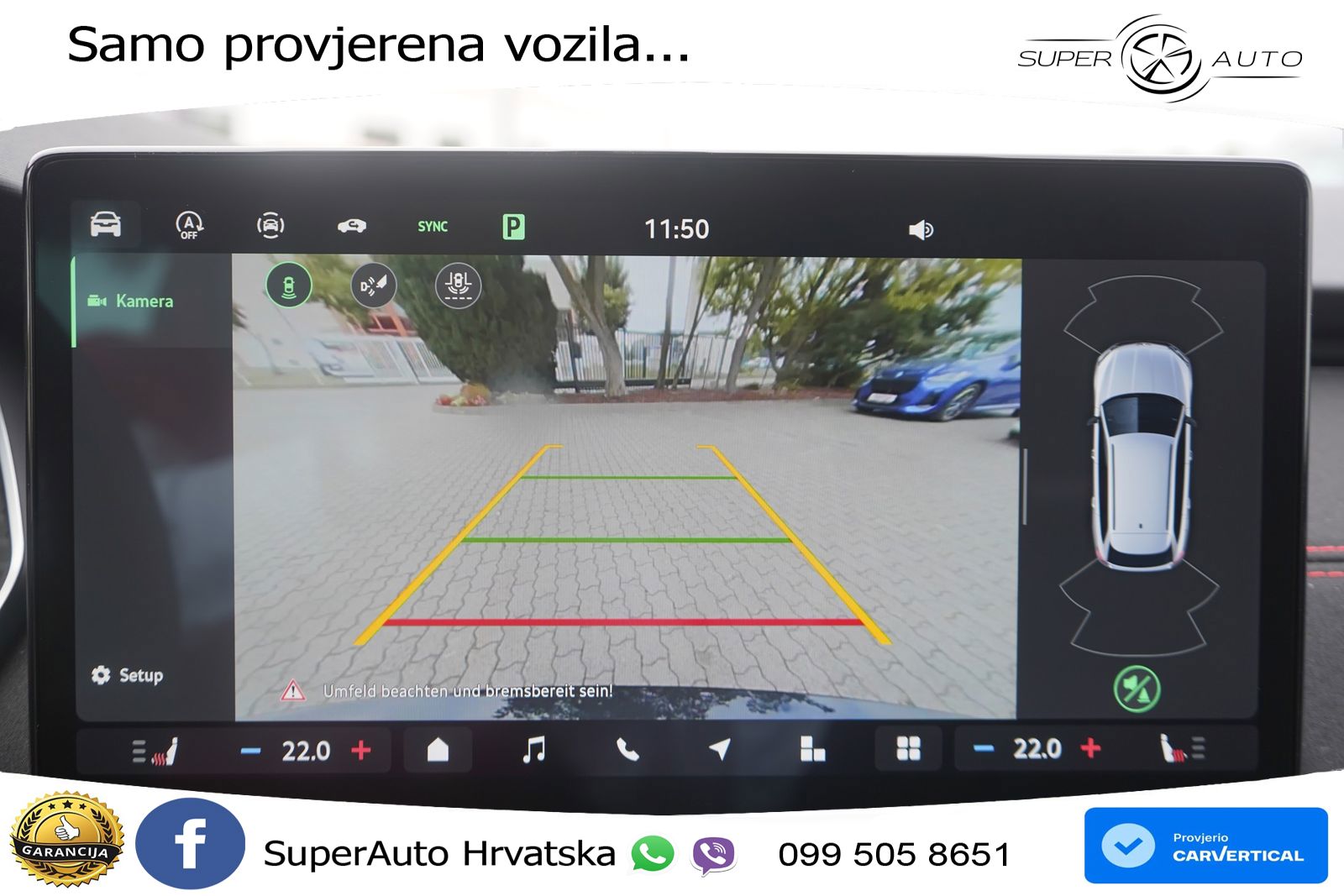 Škoda Octavia Combi RS 2.0 TSI (265 KS) DSG LED+GR SJED+ACC