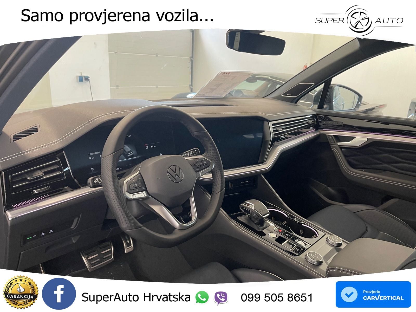 Volkswagen Touareg 3.0 V6 TDI (286 KS) 4MOTION Tiptronic R-Line ZRAČNI+ACC+GR SJED+KAM+PANO