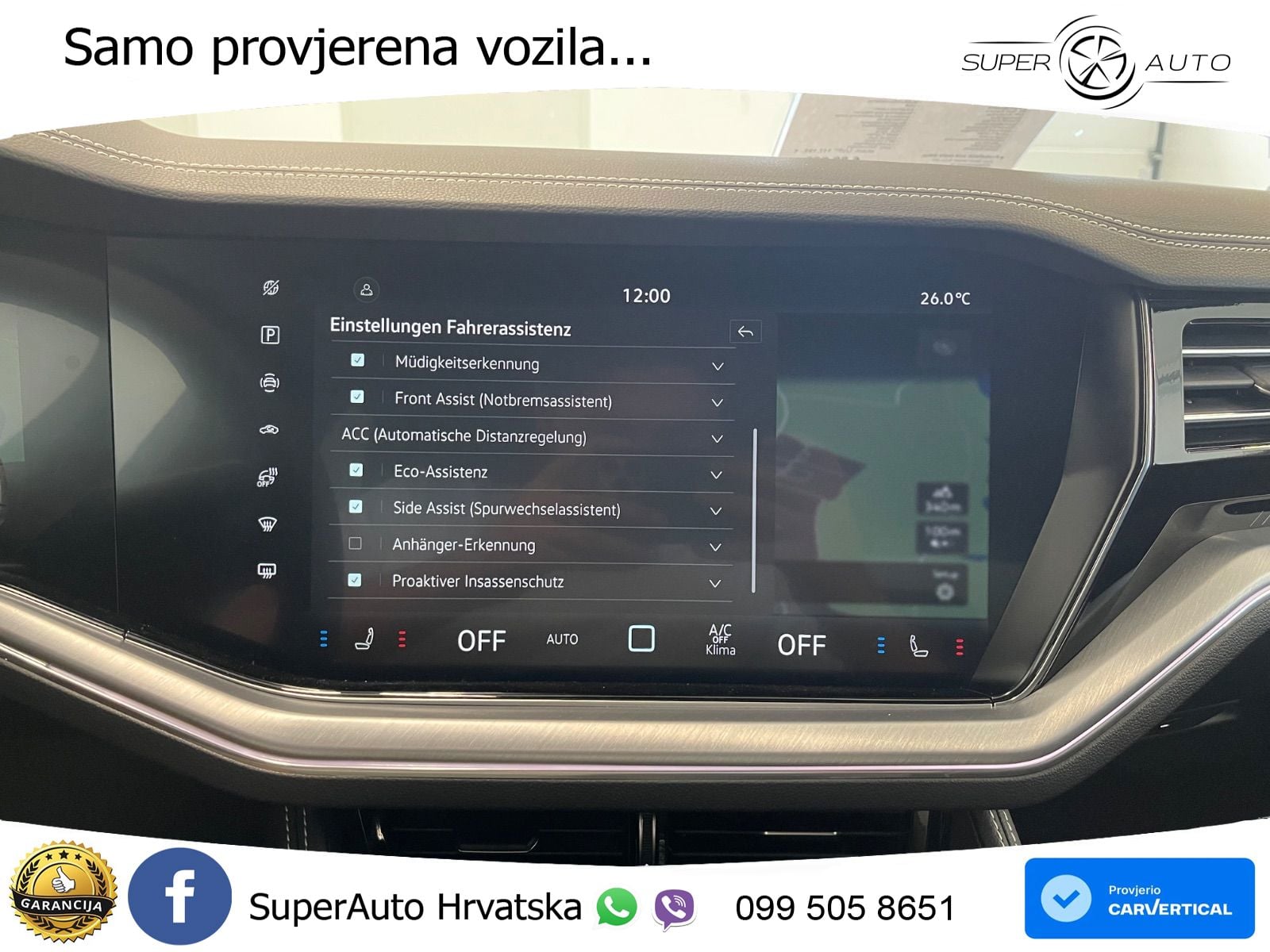 Volkswagen Touareg 3.0 V6 TDI (286 KS) 4MOTION Tiptronic R-Line ZRAČNI+ACC+GR SJED+KAM+PANO