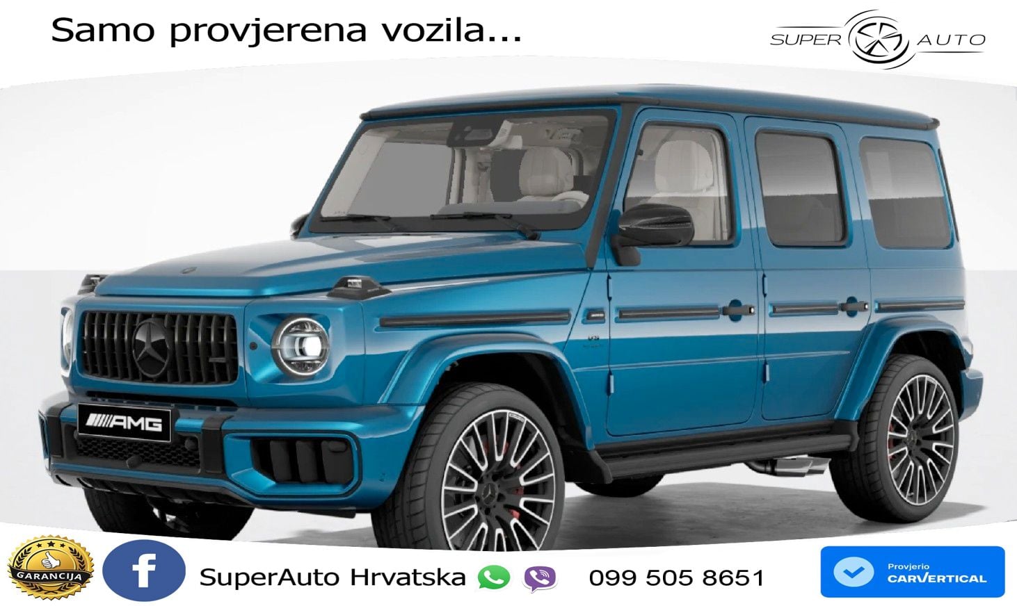 Mercedes AMG G 63 Long V8 (585 KS) 4MATIC 9G-TRONIC AMG SPEEDSHIFT TCT ZRAČNI+ACC+GR SJED+360+PANO