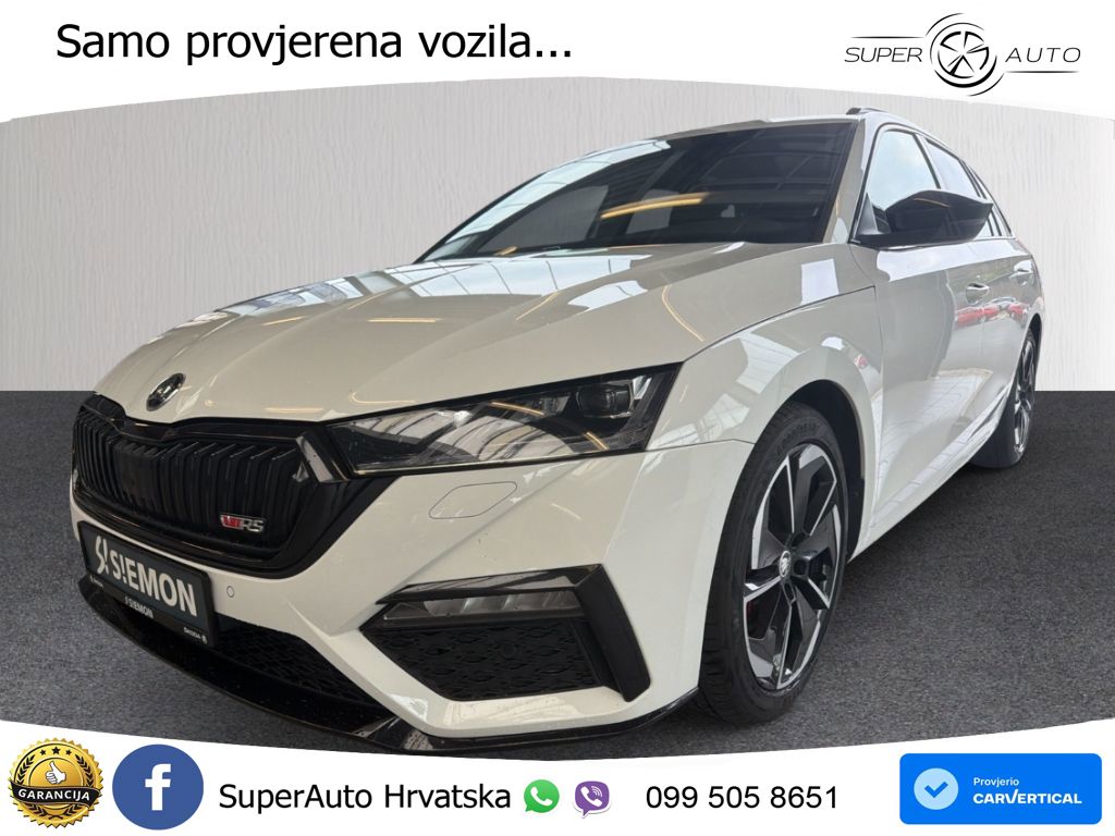 Škoda Octavia Combi RS 2.0 TDI (200 KS) DSG LED+GR SJED+ACC