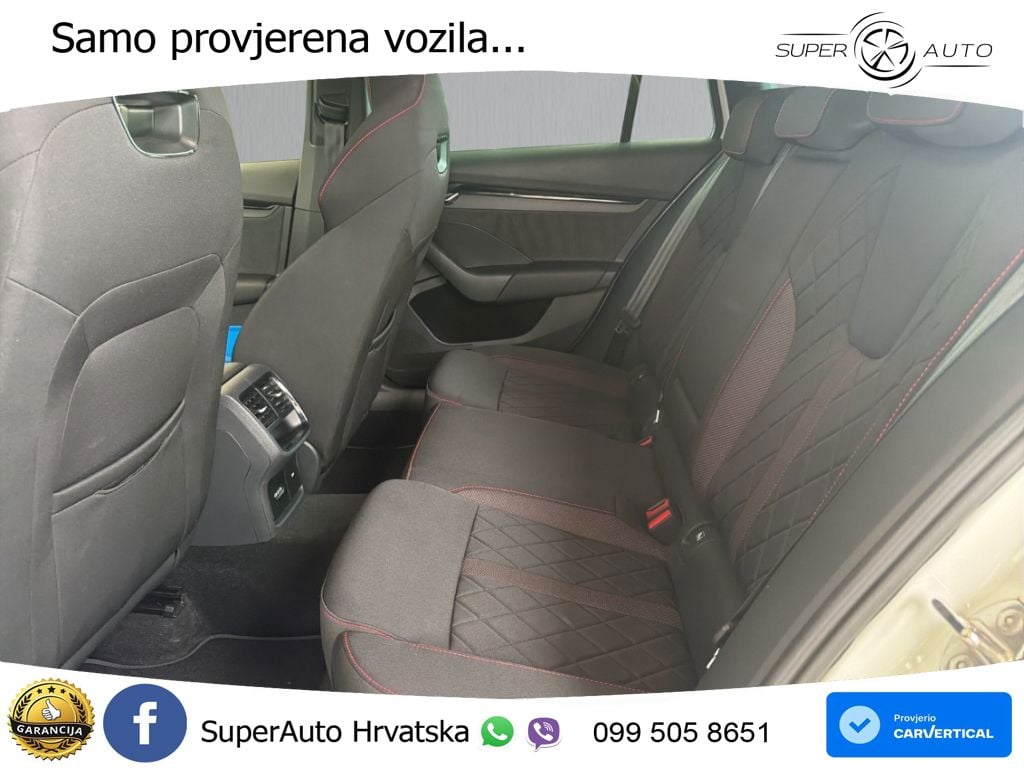 Škoda Octavia Combi RS 2.0 TDI (200 KS) DSG LED+GR SJED+ACC