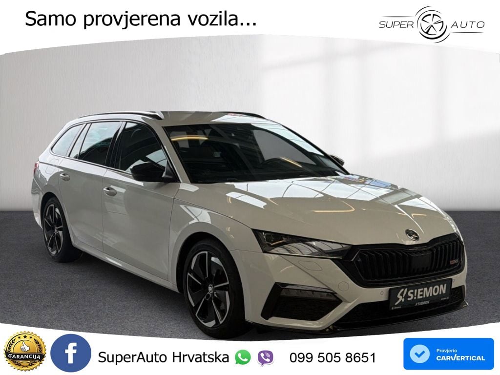 Škoda Octavia Combi RS 2.0 TDI (200 KS) DSG LED+GR SJED+ACC