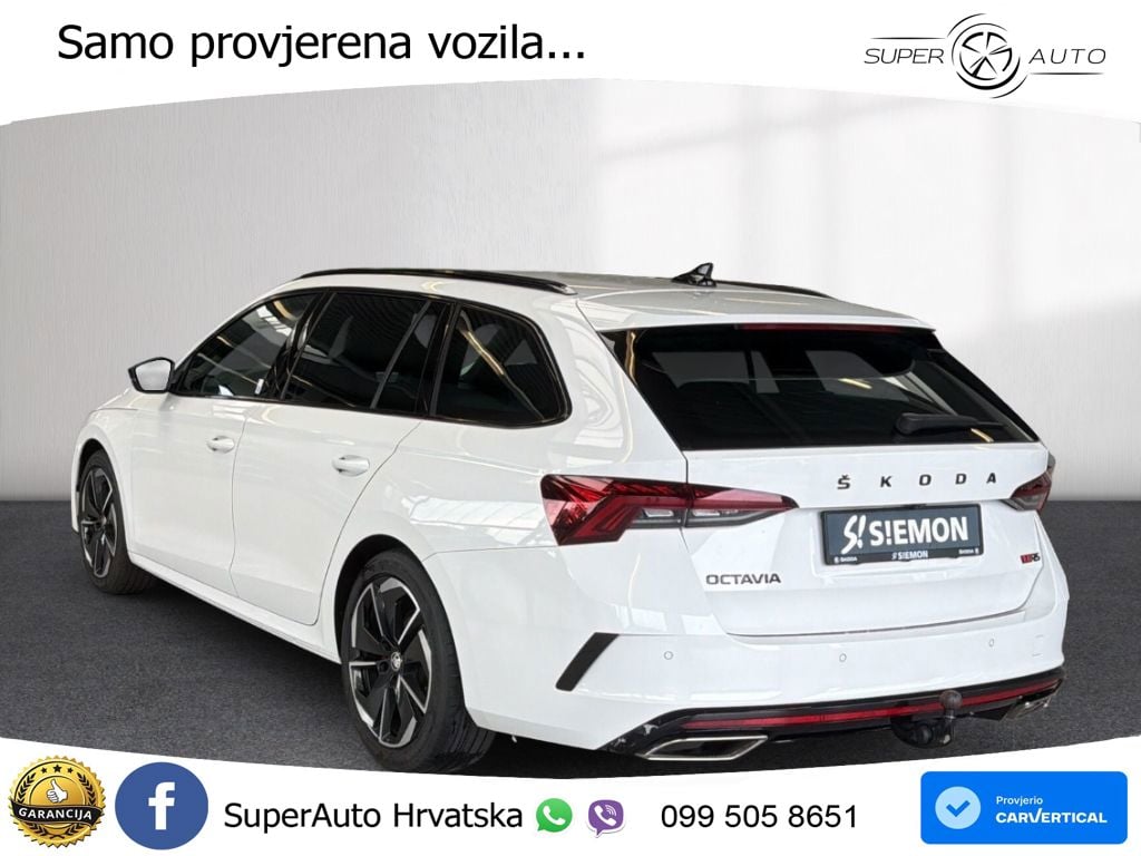 Škoda Octavia Combi RS 2.0 TDI (200 KS) DSG LED+GR SJED+ACC