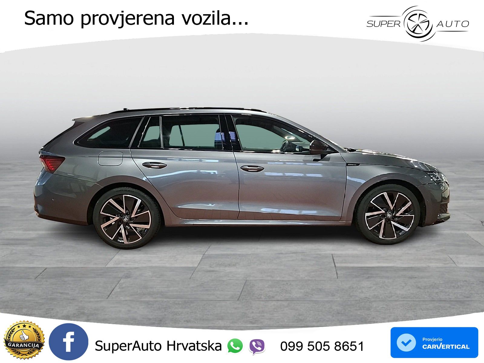 Škoda Octavia Combi 2.0 TSI (204 KS) 4x4 DSG SportLine LED+GR SJED+ACC