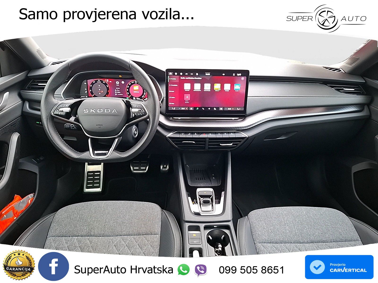 Škoda Octavia Combi 2.0 TSI (204 KS) 4x4 DSG SportLine LED+GR SJED+ACC