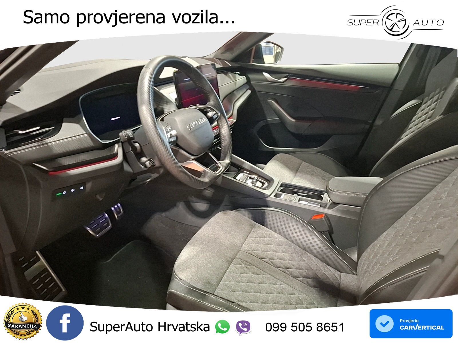 Škoda Octavia Combi 2.0 TSI (204 KS) 4x4 DSG SportLine LED+GR SJED+ACC
