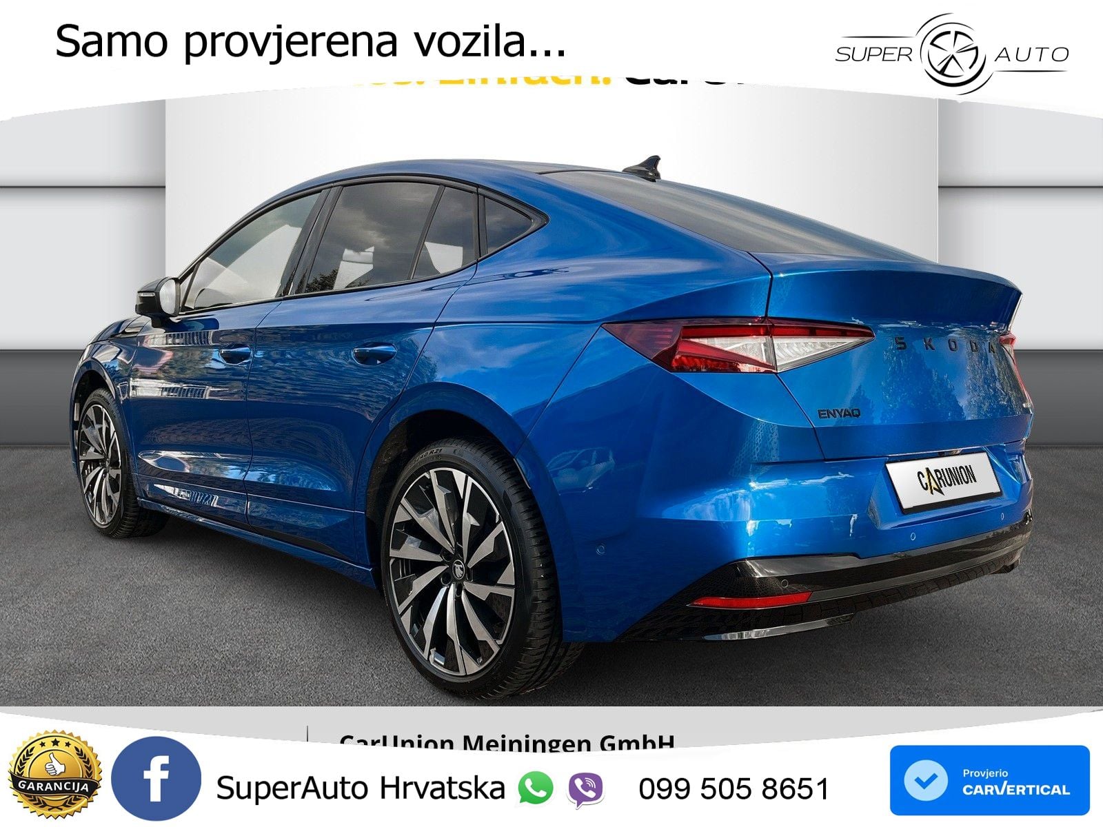 Škoda Enyaq Coupe iV 85 82 kWh (286 KS) SportLine LED+GR SJED+ACC