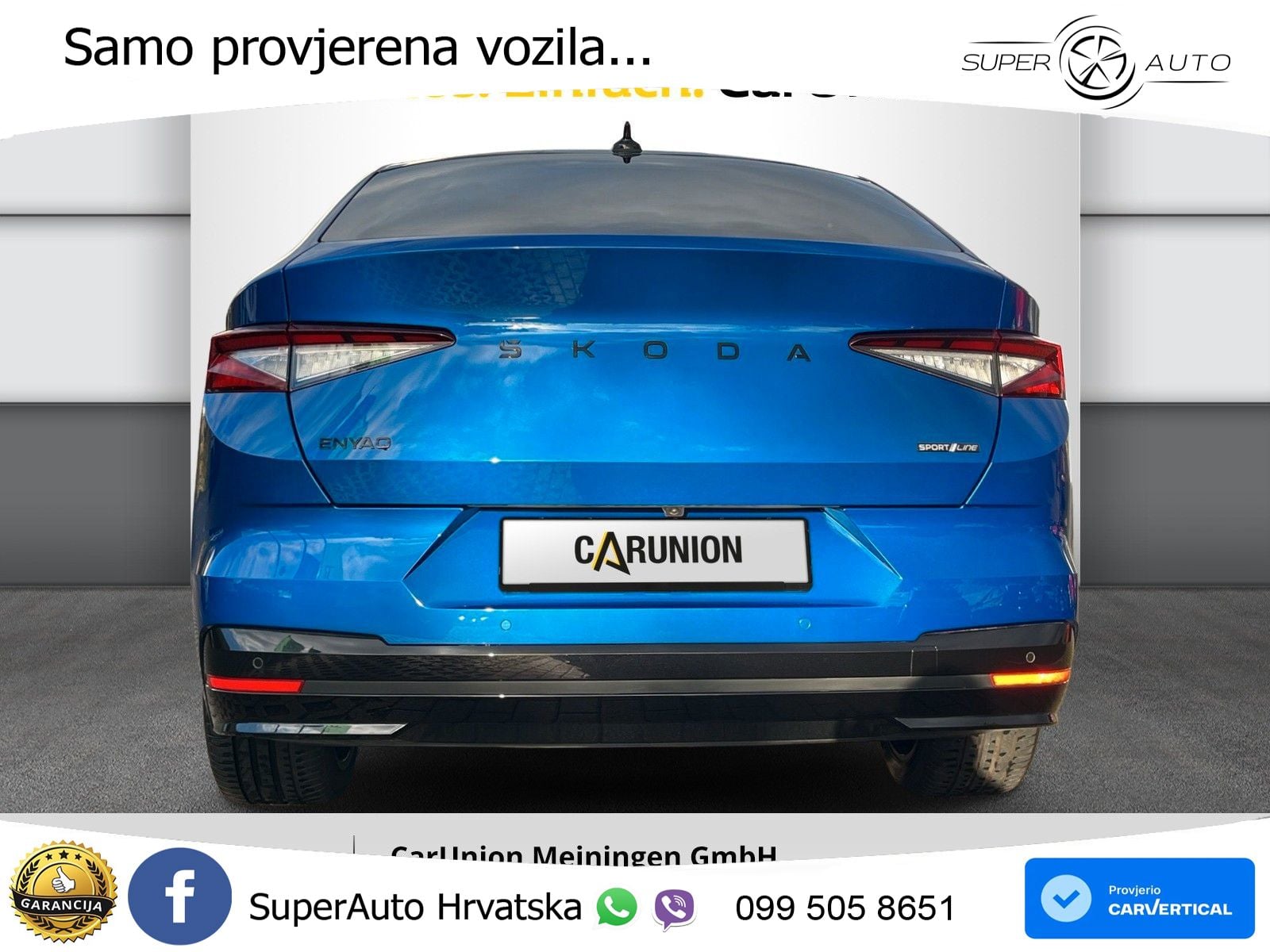 Škoda Enyaq Coupe iV 85 82 kWh (286 KS) SportLine LED+GR SJED+ACC
