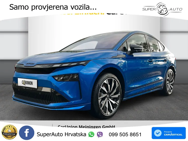 Škoda Enyaq Coupe iV 85 82 kWh (286 KS) SportLine LED+GR SJED+ACC