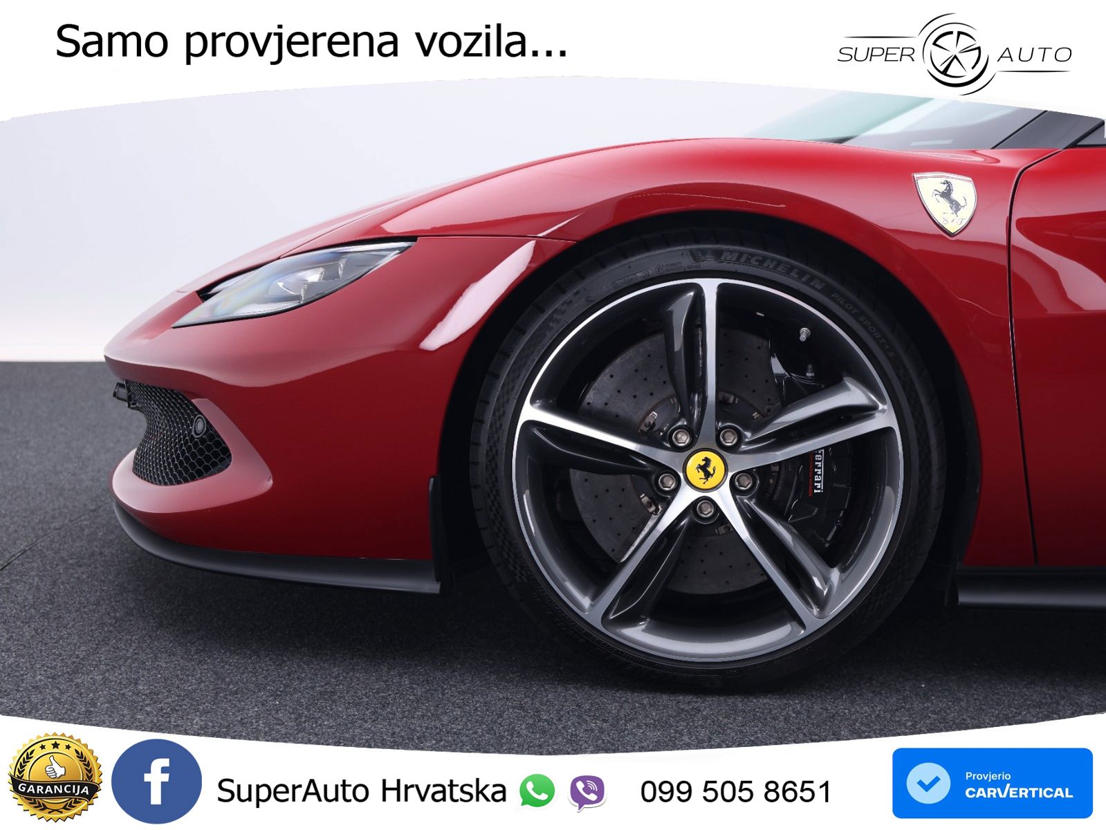 Ferrari 296 GTB 3.0 V6 (830 KS) F1 DCT MATRIX+GR SJED+KAM