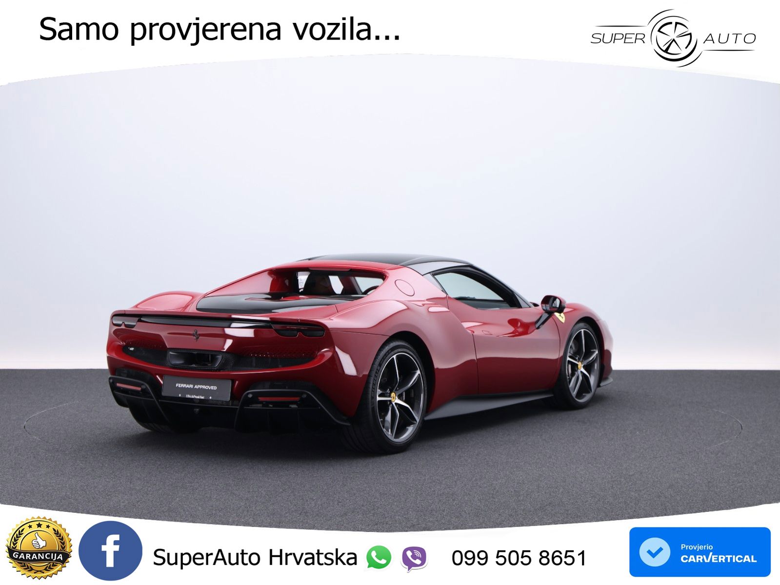 Ferrari 296 GTB 3.0 V6 (830 KS) F1 DCT MATRIX+GR SJED+KAM