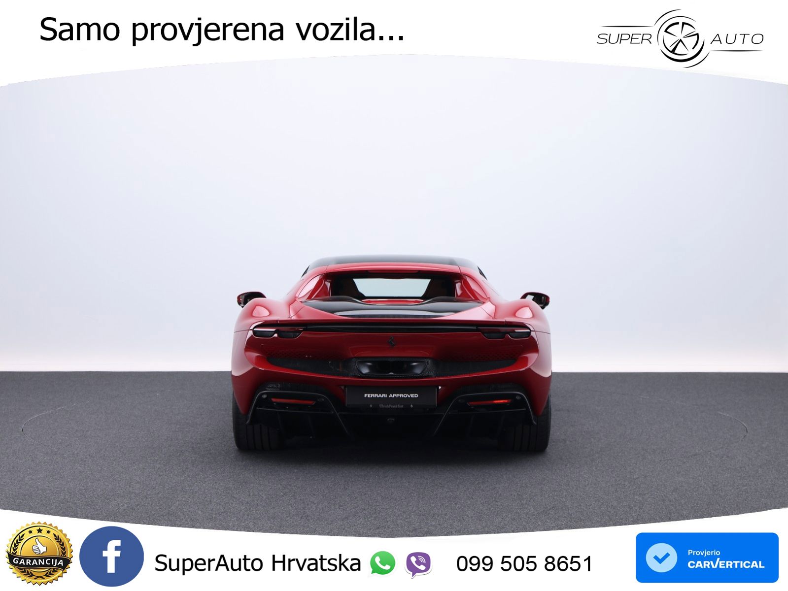Ferrari 296 GTB 3.0 V6 (830 KS) F1 DCT MATRIX+GR SJED+KAM