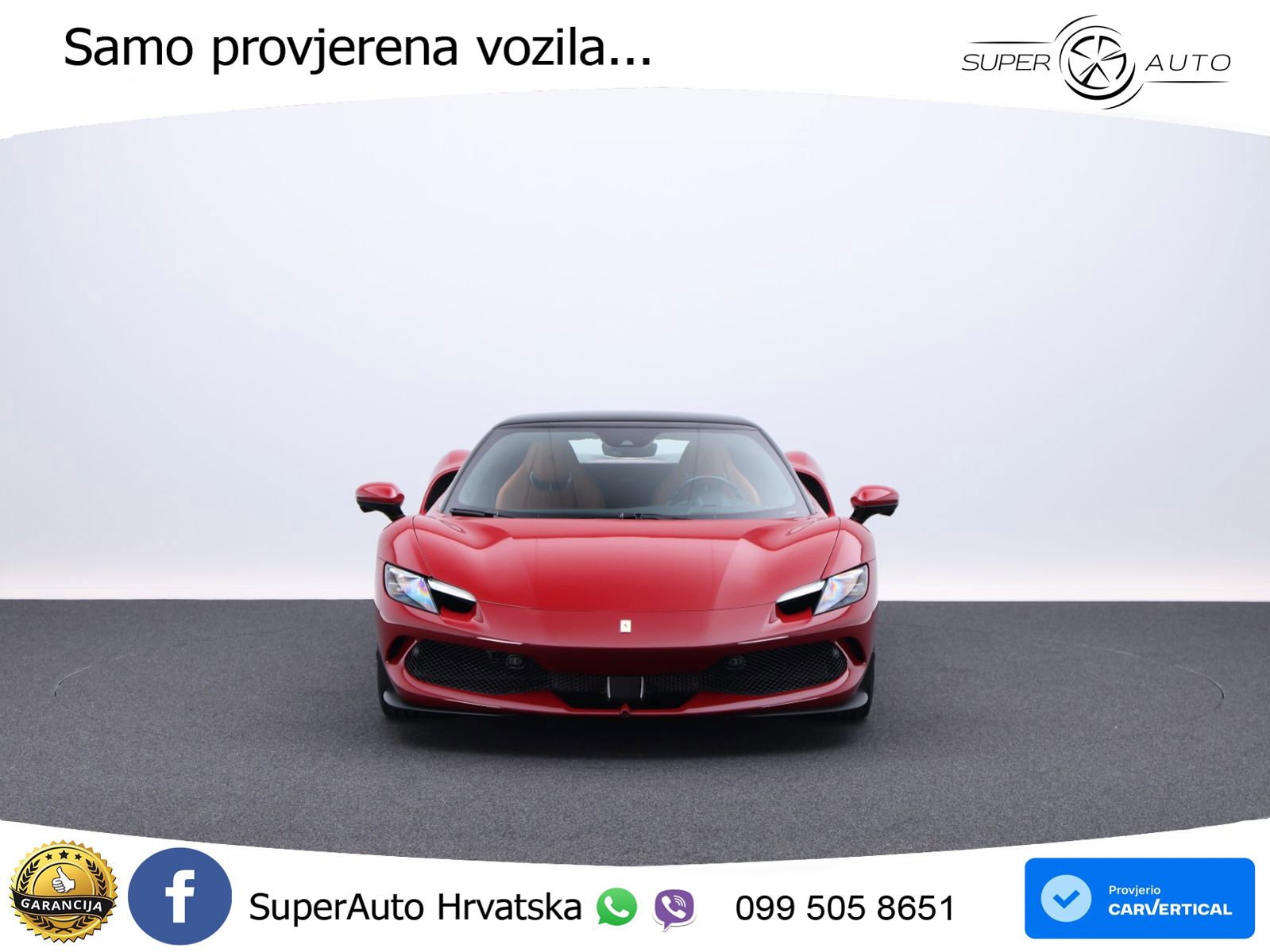 Ferrari 296 GTB 3.0 V6 (830 KS) F1 DCT MATRIX+GR SJED+KAM