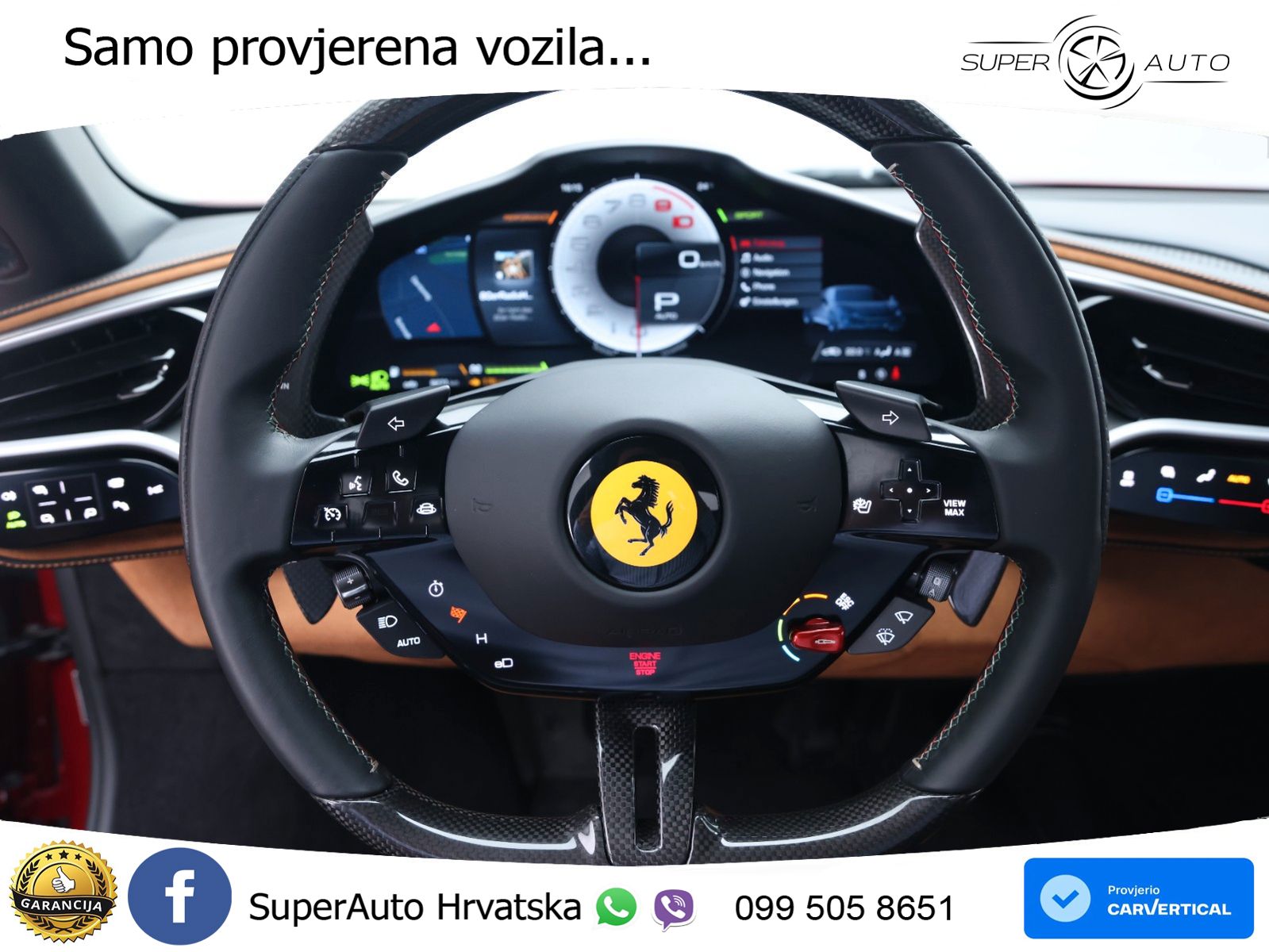 Ferrari 296 GTB 3.0 V6 (830 KS) F1 DCT MATRIX+GR SJED+KAM