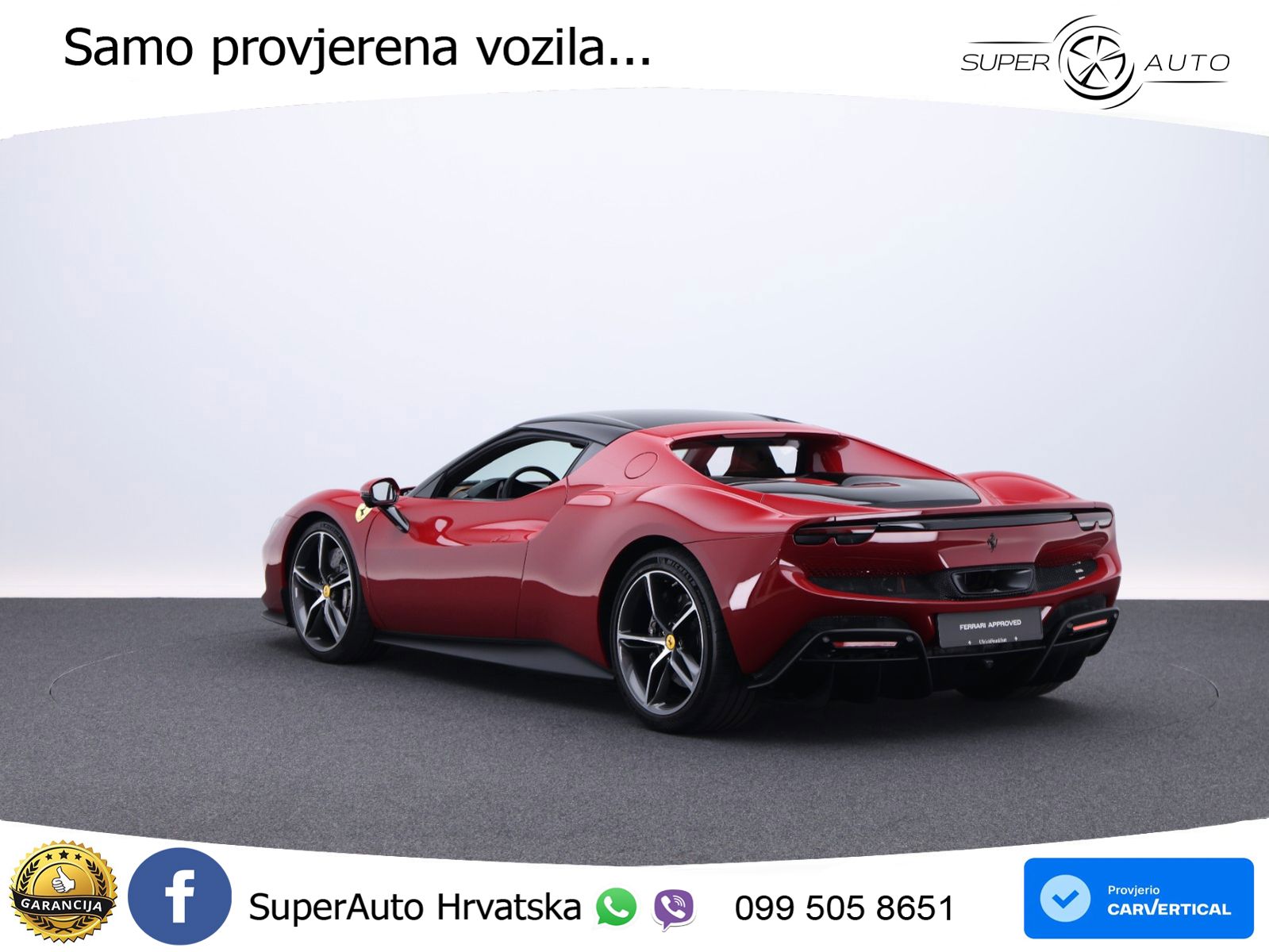 Ferrari 296 GTB 3.0 V6 (830 KS) F1 DCT MATRIX+GR SJED+KAM