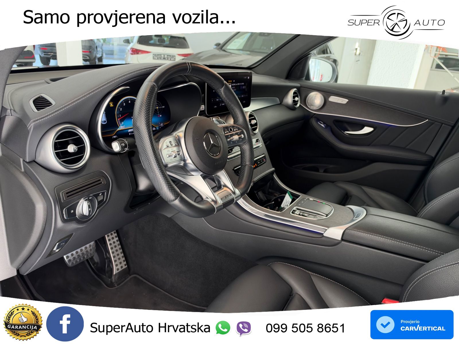 Mercedes GLC Coupe AMG 43 V6 (390 KS) 4MATIC TCT ZRAČNI+ACC+GR SJED+360