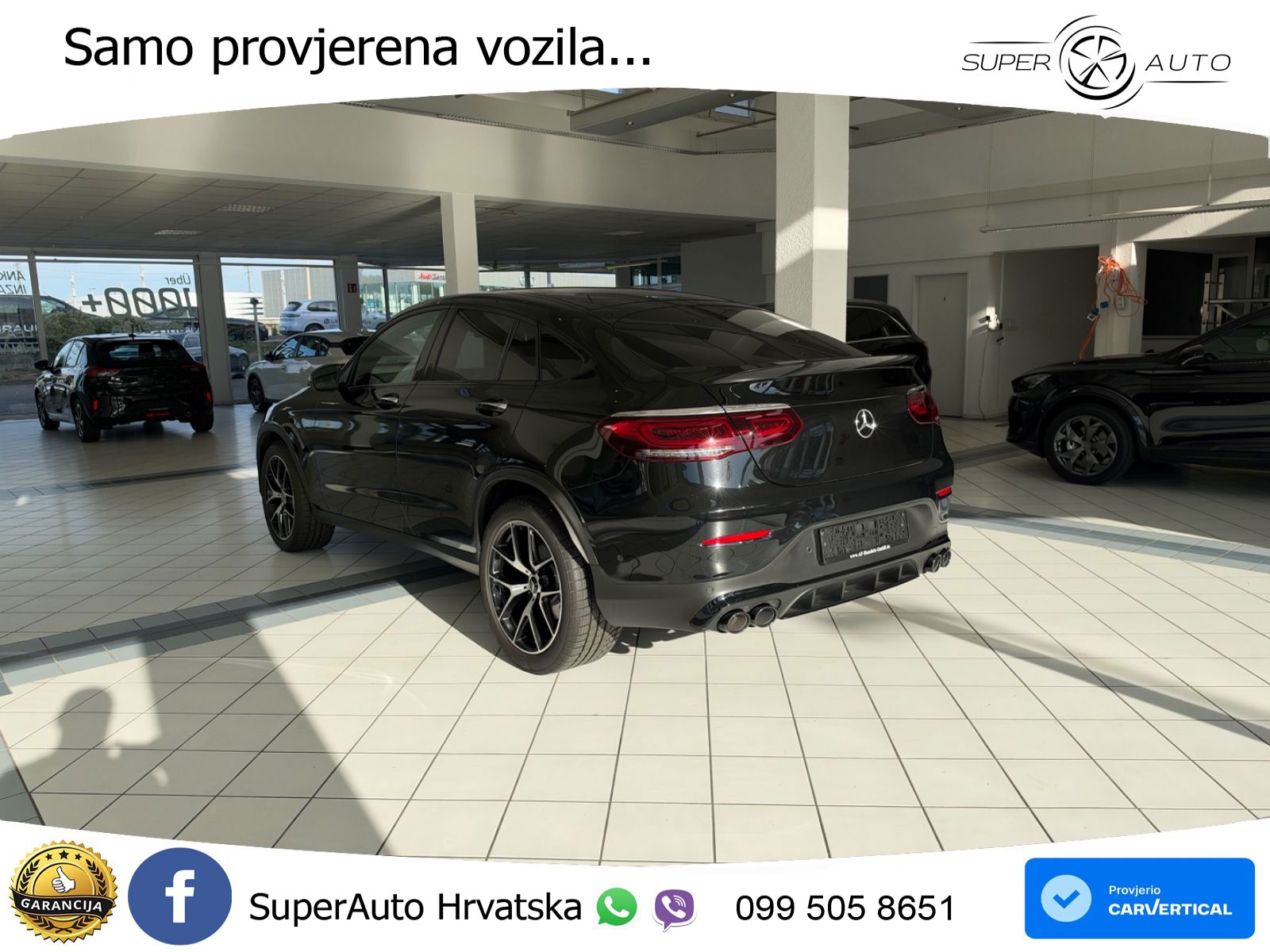 Mercedes GLC Coupe AMG 43 V6 (390 KS) 4MATIC TCT ZRAČNI+ACC+GR SJED+360