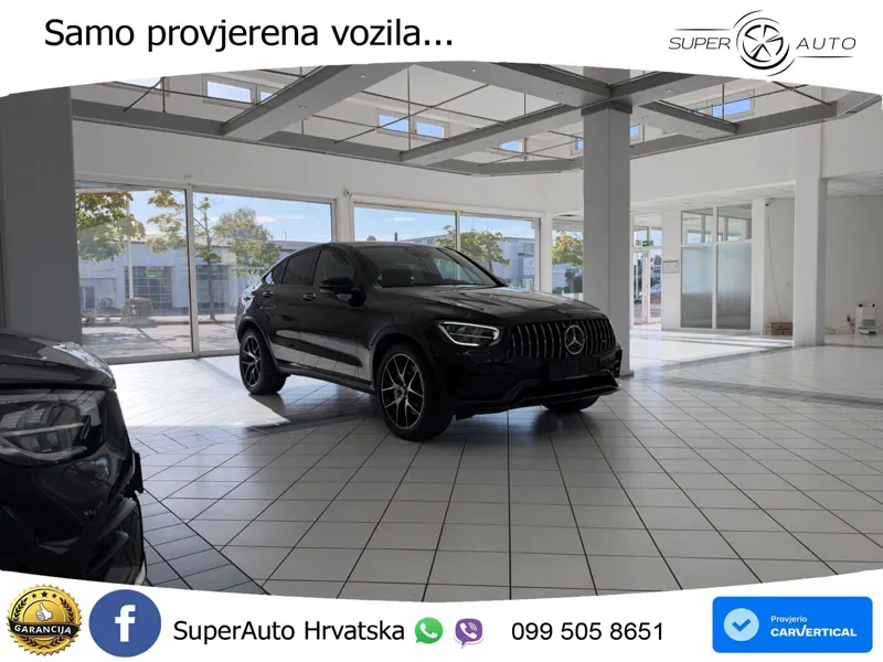Mercedes GLC Coupe AMG 43 V6 (390 KS) 4MATIC TCT ZRAČNI+ACC+GR SJED+360