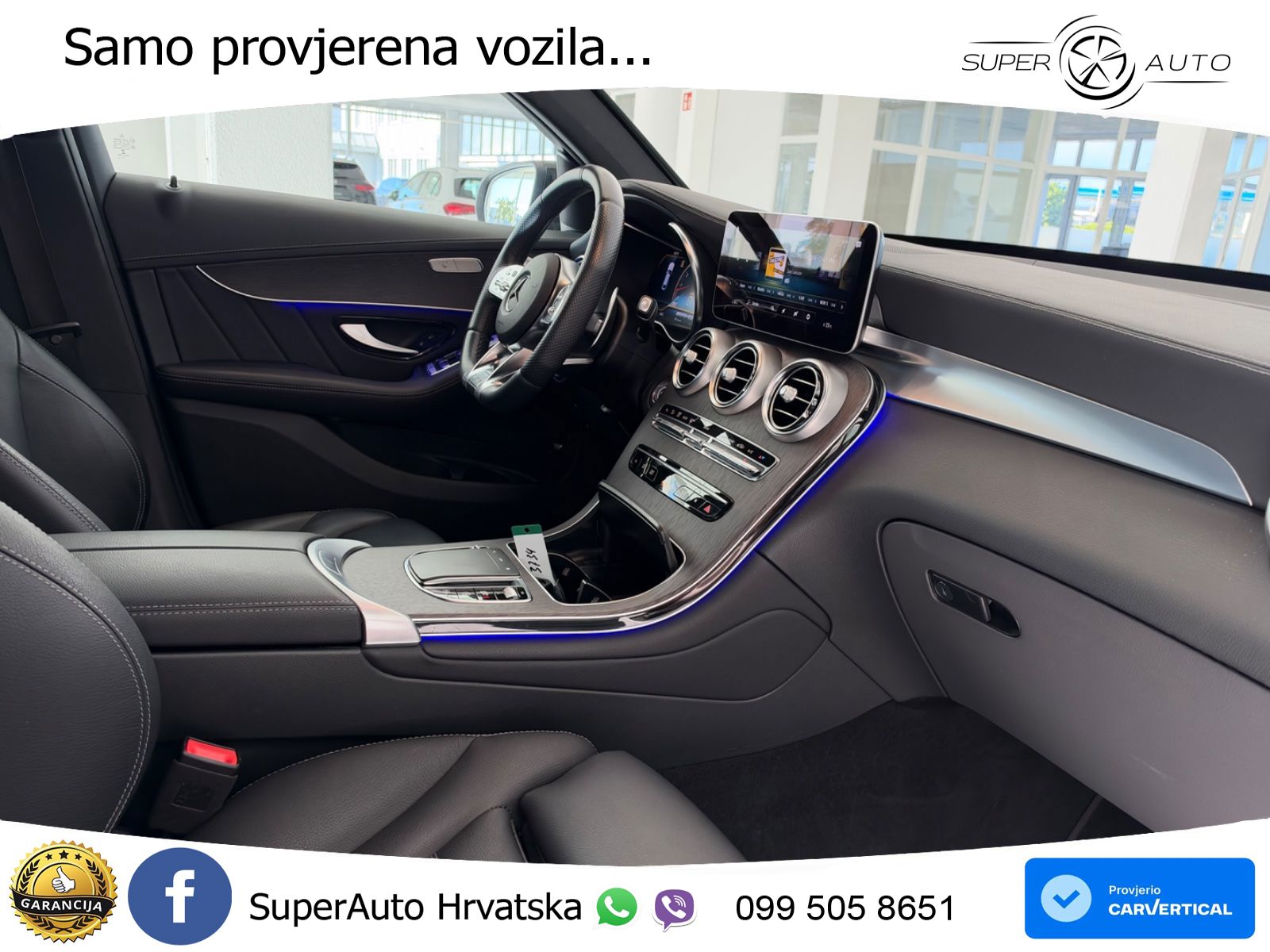 Mercedes GLC Coupe AMG 43 V6 (390 KS) 4MATIC TCT ZRAČNI+ACC+GR SJED+360