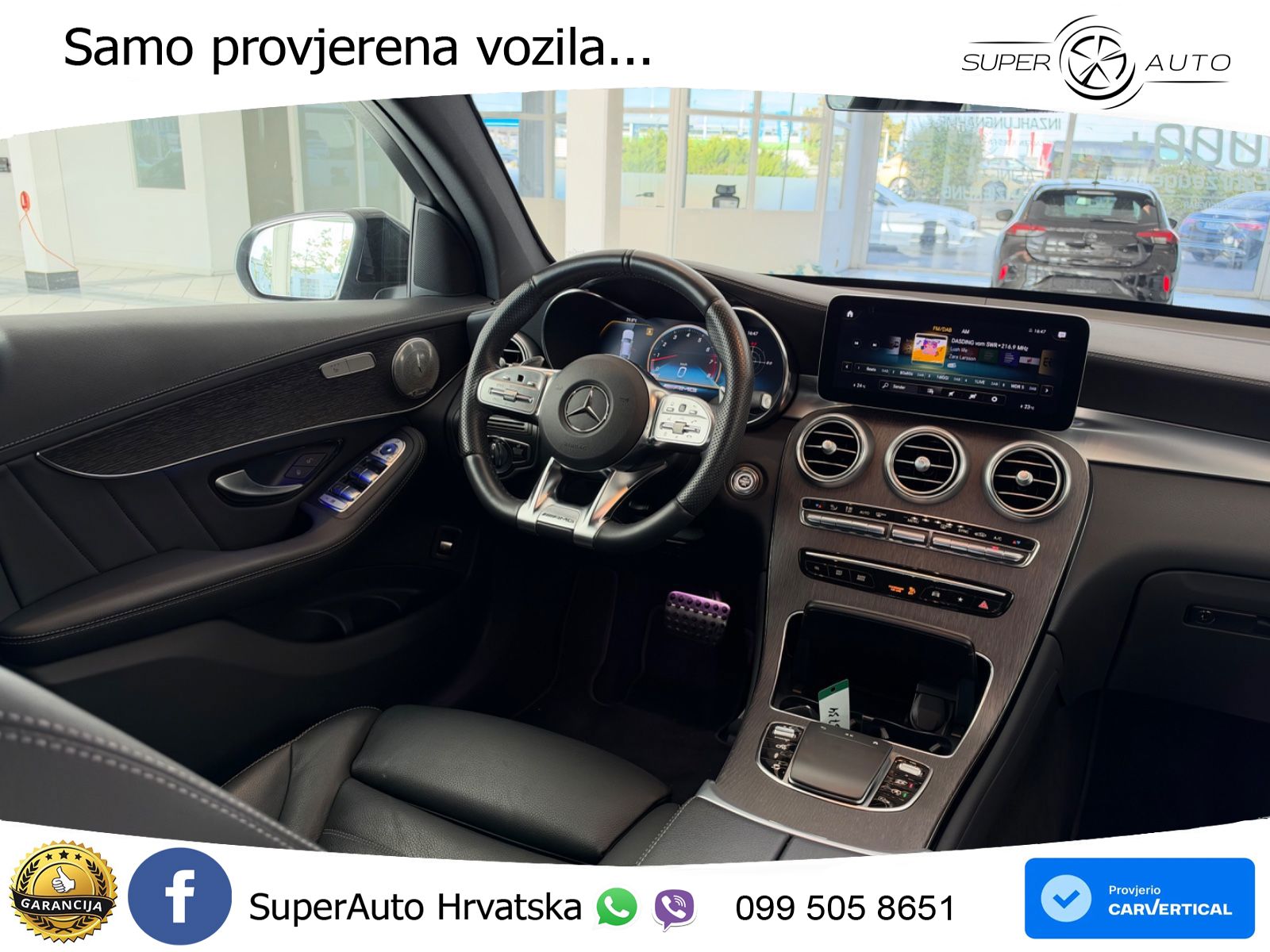 Mercedes GLC Coupe AMG 43 V6 (390 KS) 4MATIC TCT ZRAČNI+ACC+GR SJED+360