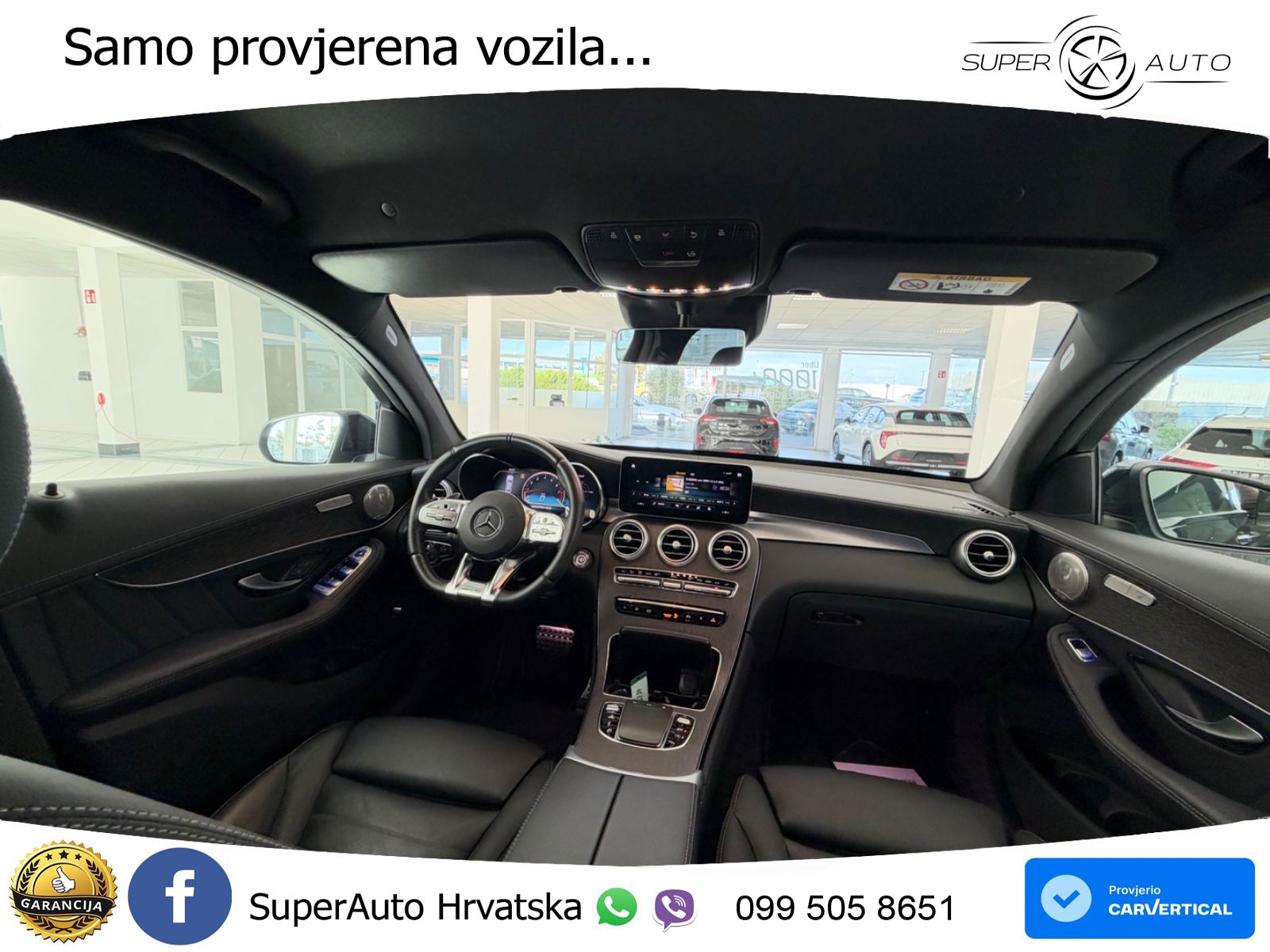 Mercedes GLC Coupe AMG 43 V6 (390 KS) 4MATIC TCT ZRAČNI+ACC+GR SJED+360