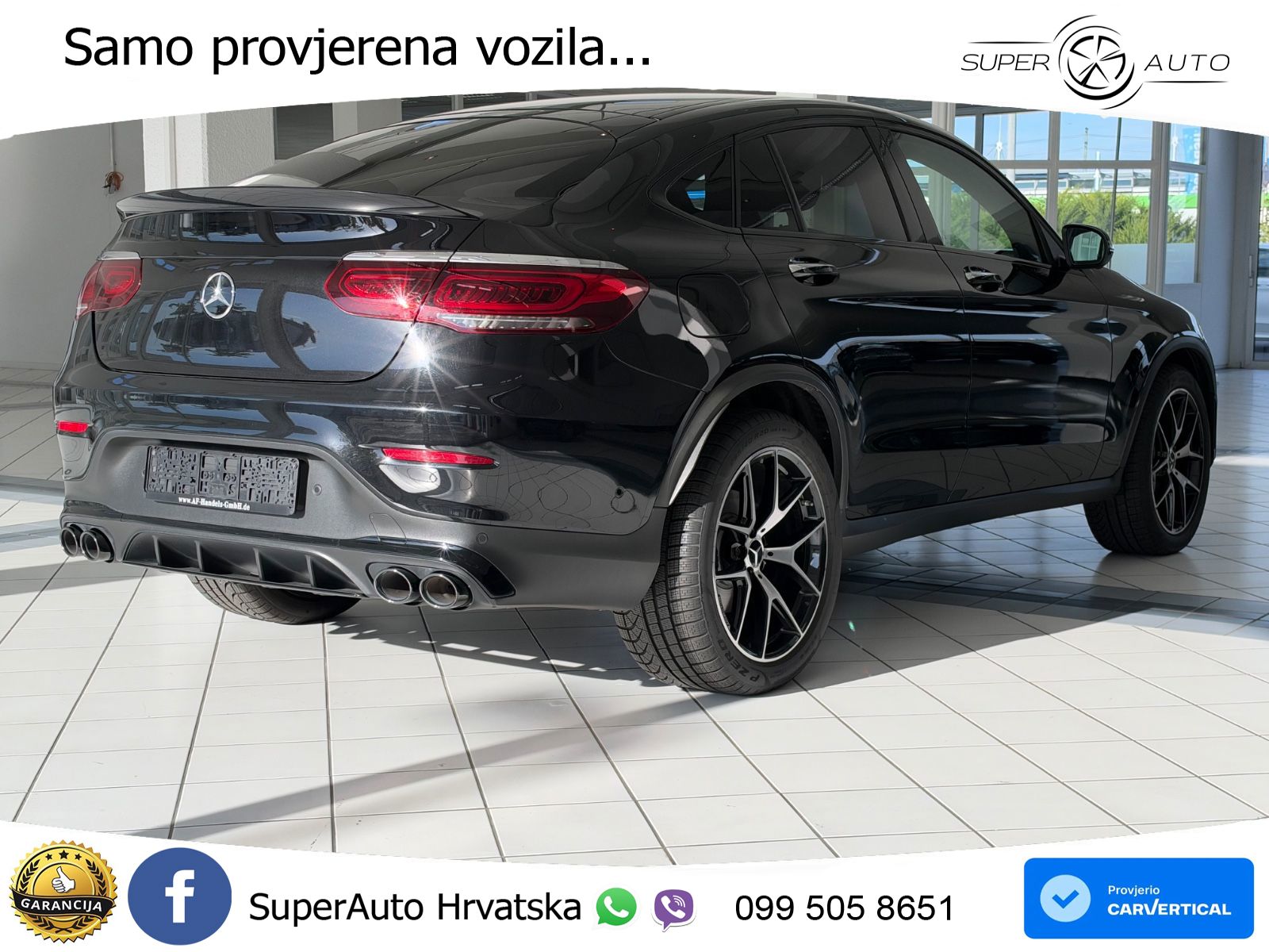 Mercedes GLC Coupe AMG 43 V6 (390 KS) 4MATIC TCT ZRAČNI+ACC+GR SJED+360